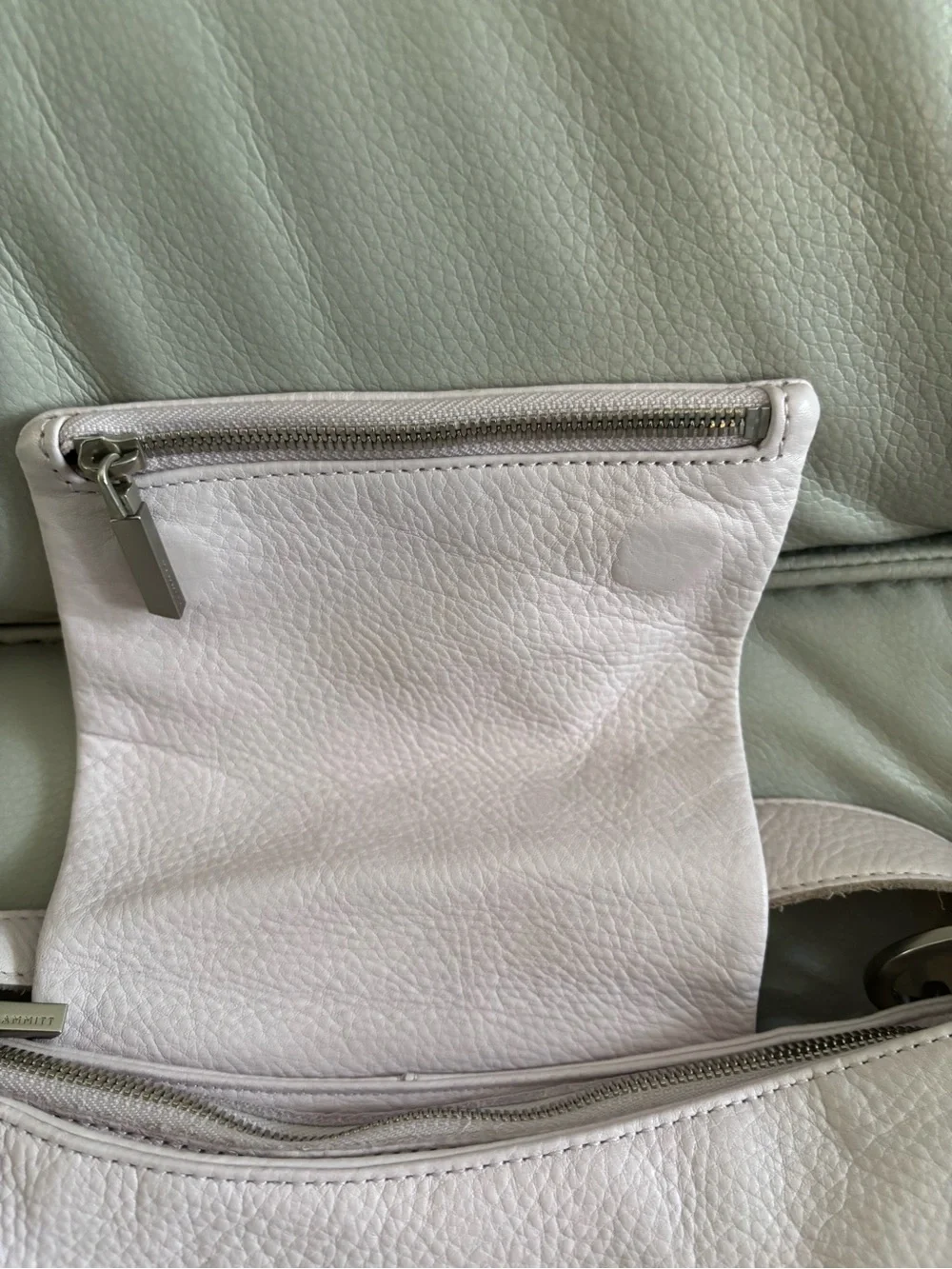 Hammitt lilac pale pink Leather Crossbody with Stud Accents
